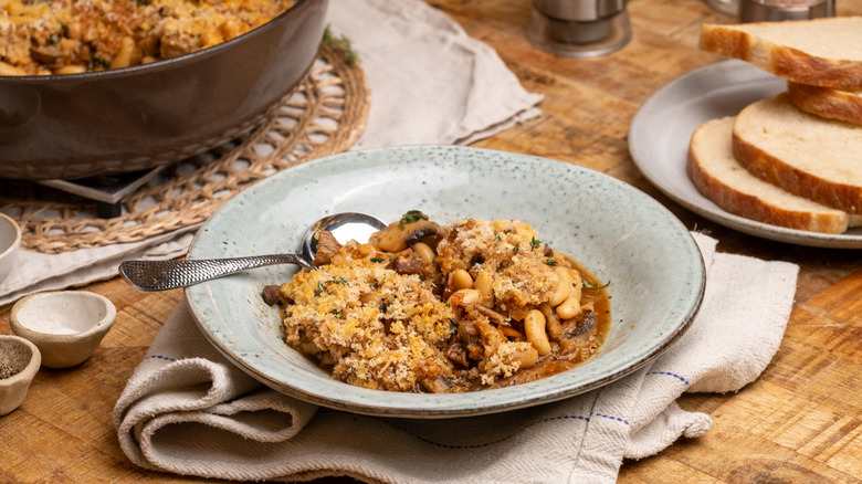 mixed mushroom cassoulet