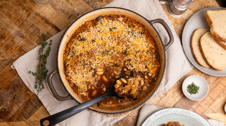 mixed mushroom cassoulet