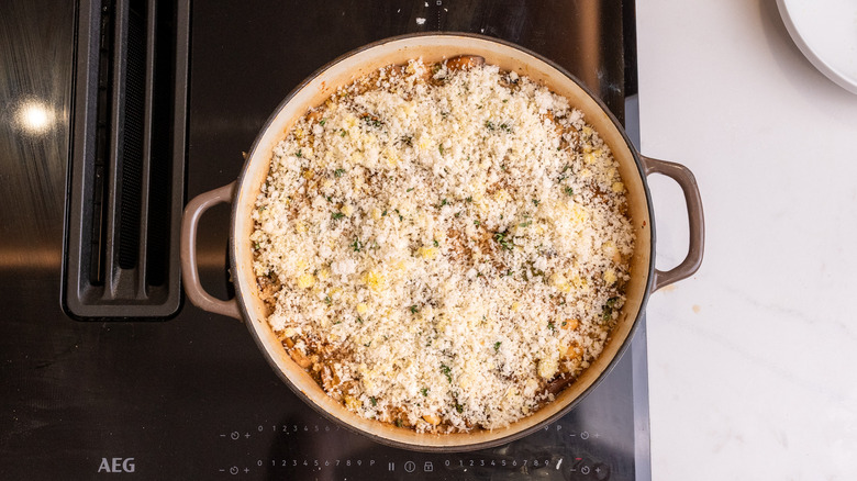 breadcrumb topped mushroom cassoulet