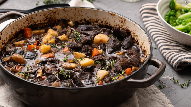 venison stew with Guinness