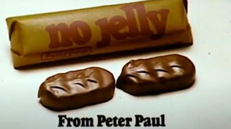 Peter Paul No Jelly candy bar advertisement