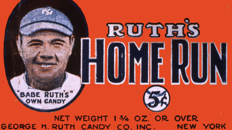 Ruth's Home Run candy bar wrapper