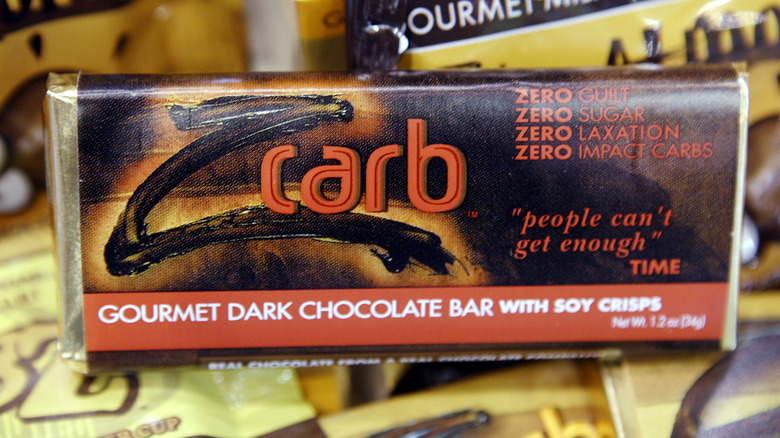 Z-Carb dark chocolate candy bar