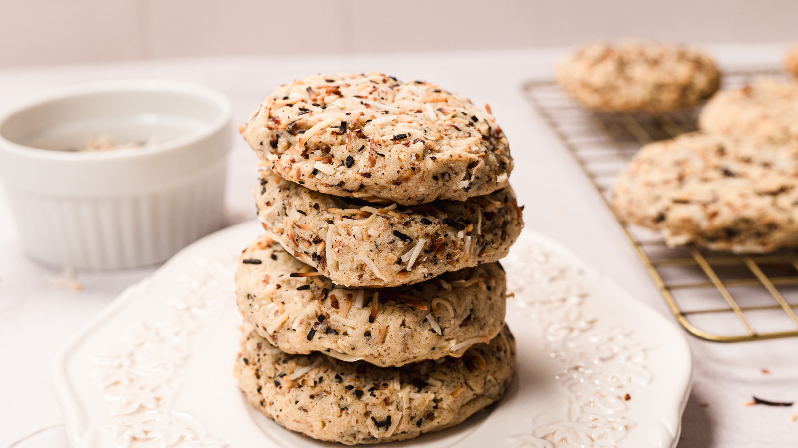These Vintage Coconut Cookies Get A Splash Of Booze - Tasting Table