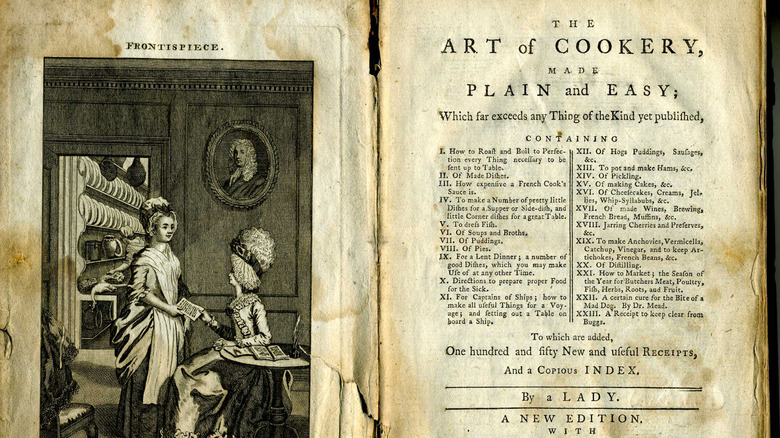 the title page of The Art of Cookery Made Plain and Easy