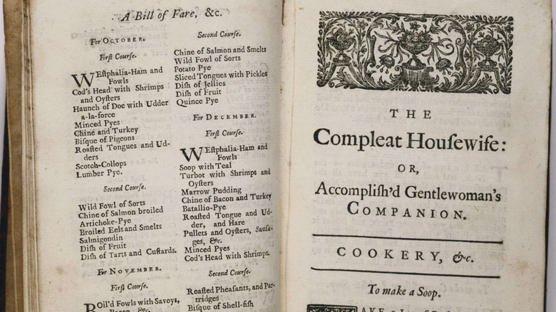 the title page of The Compleat Housewife
