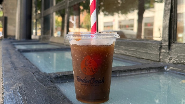 Diet Coke slushie on the street in New York City