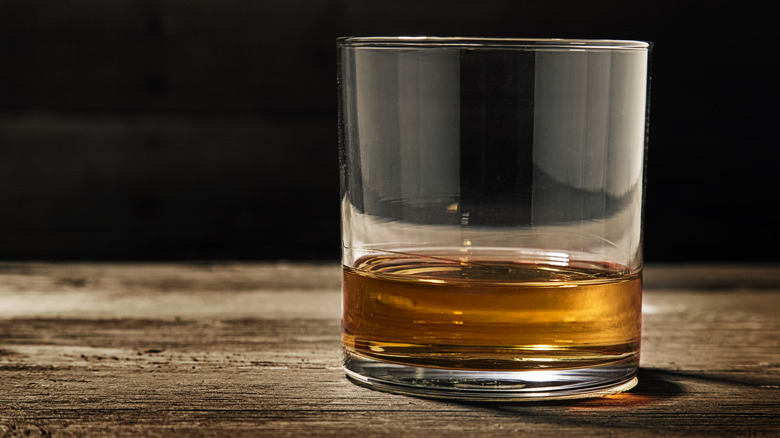 glass of bourbon