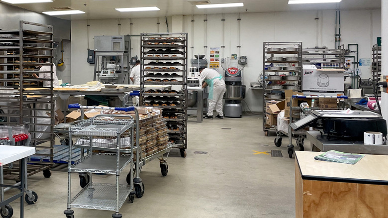 Inside a Walmart bakery