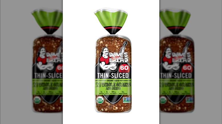 Dave's Killer Bread thin sliced 21 whole grains and seeds organic bread loaf