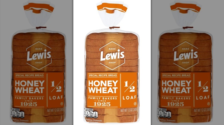 Lewis Bake Shop honey wheat half loaf bread