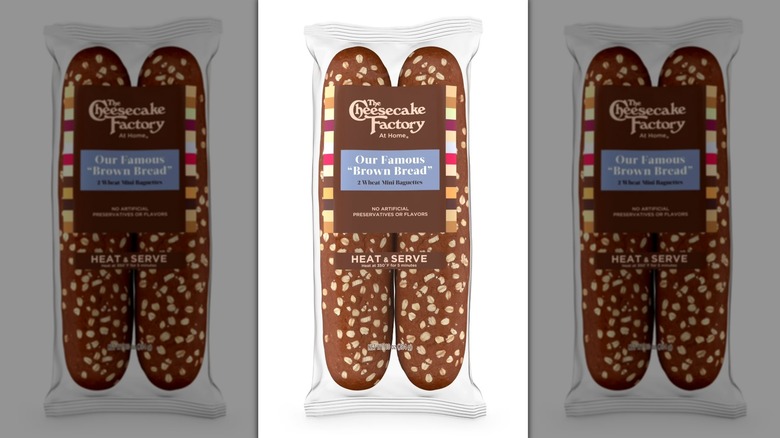 The Cheesecake Factory at Home famous brown bread wheat mini baguettes