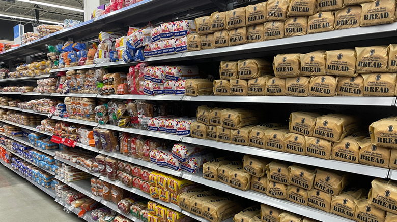 Walmart bread aisle