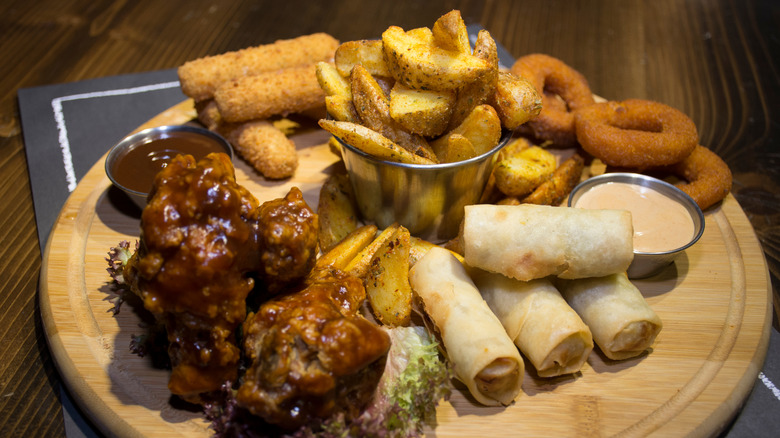 selection of appetizers