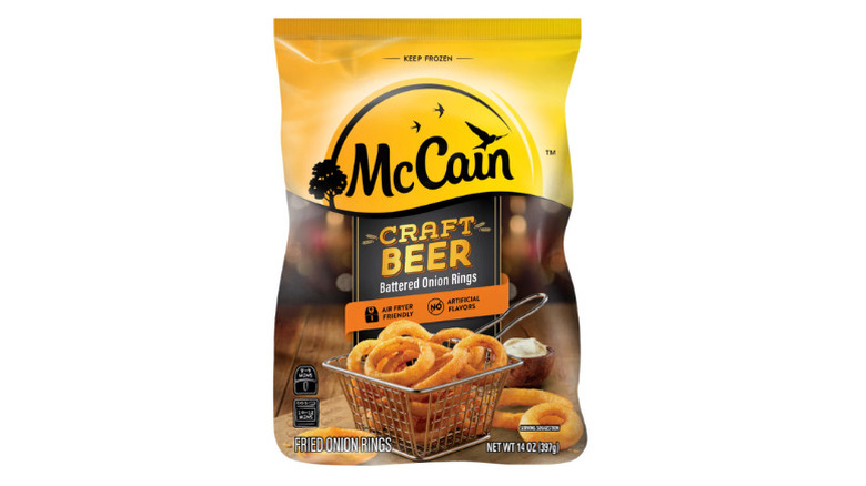 Bag of beer battered onion rings