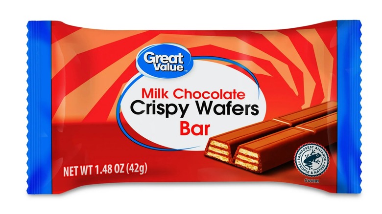 Great Value's Milk Chocolate Crispy Wafers Bar
