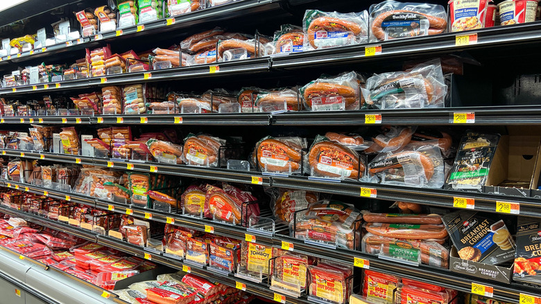 Walmart hot dog aisle
