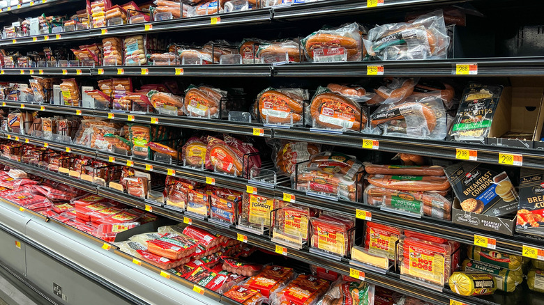 Walmart hot dog aisle