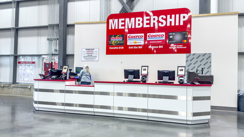 Costco membership counter