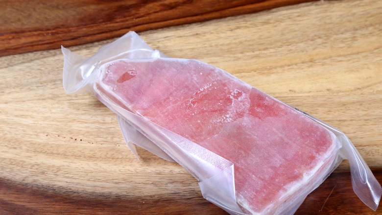 Tuna in a vacuum pack