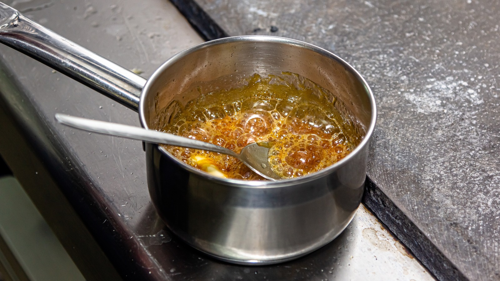 Water Is All You Need To Clean Sticky Caramel Residue From Pots