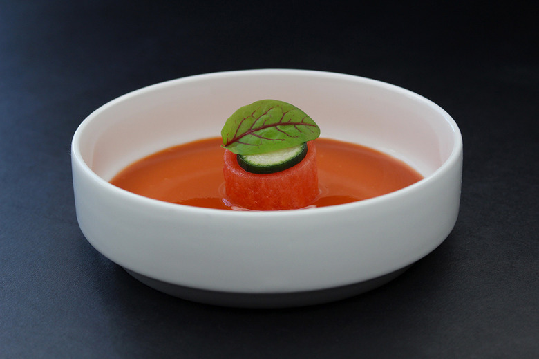 Best Watermelon Gazpacho with Tequila Recipe