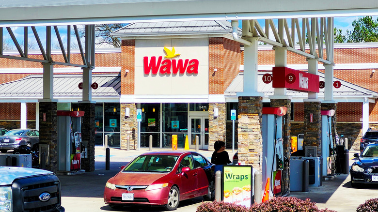 Wawa Gas Station in Manassas, VA.