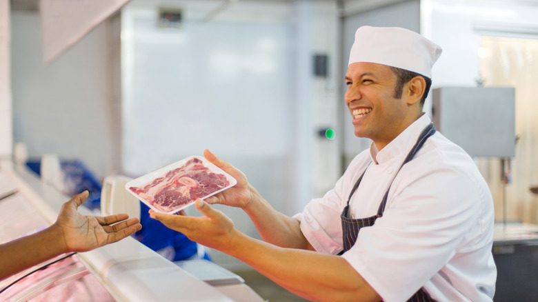 butcher at grocery