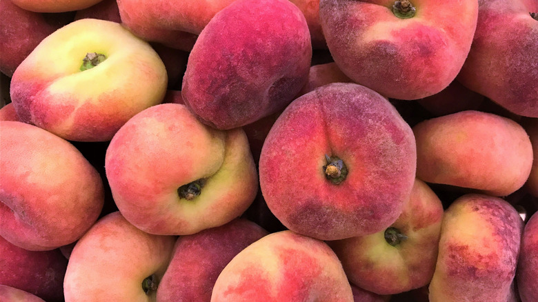 Very ripe whole peaches