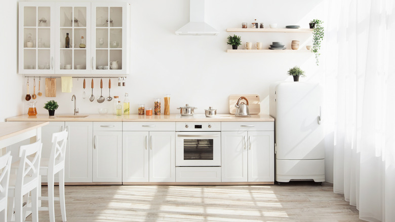 Bright, open kitchen with natural light