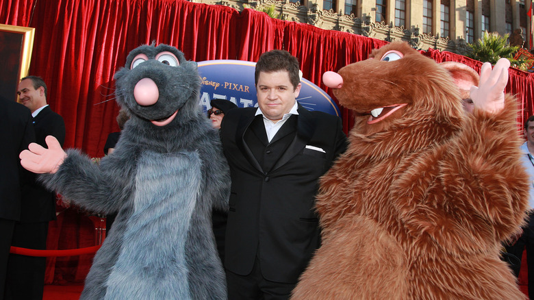 Patton Oswalt with friends from the movie Ratatouille