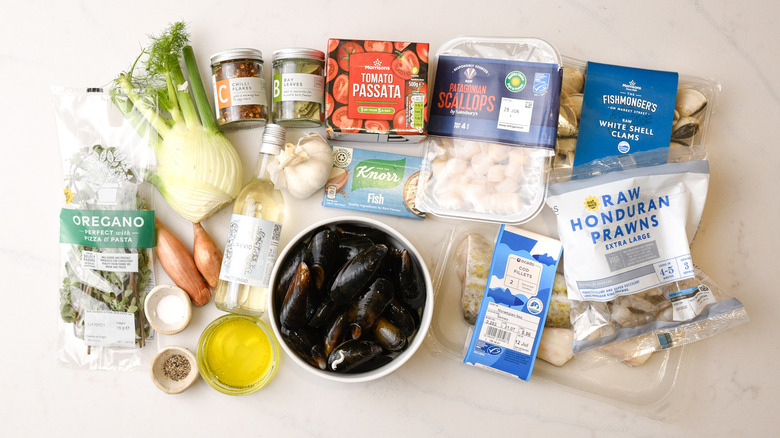 Italian fish tomato stew ingredients
