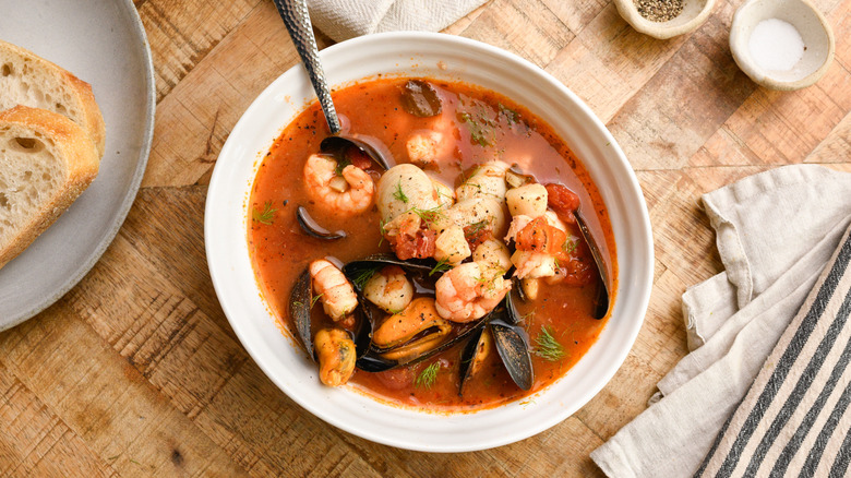 Italian fish and tomato stew