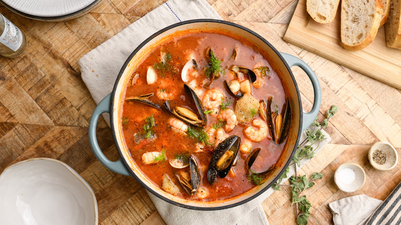 Italian fish and tomato stew