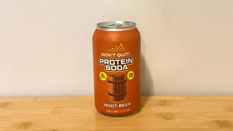 Don't Quit Root Beer Protein Soda