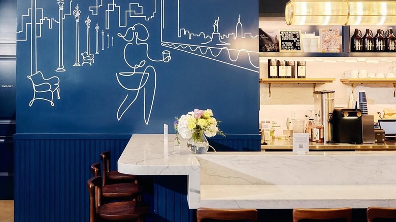 Bar area at a Daily Provisions