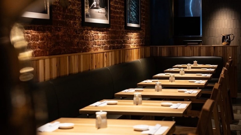 Inside of a Sugarfish restaurant