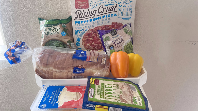 Aldi meal plan with pepperoni pizza