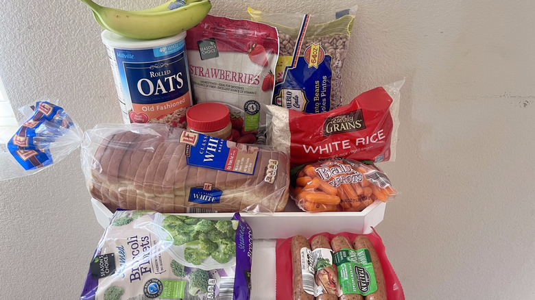 Aldi meal prep day with sandwiches and chicken sausage