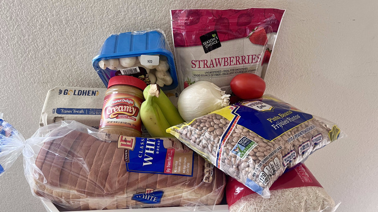 Aldi meal prep for rice and bean bowls