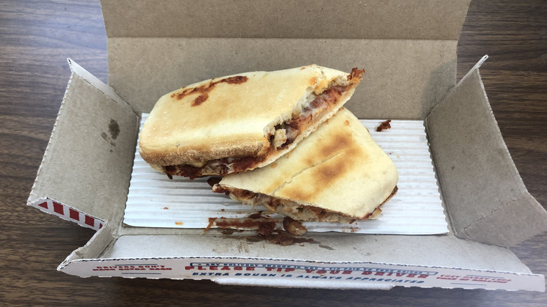 Domino's chicken parm oven-baked sandwich.