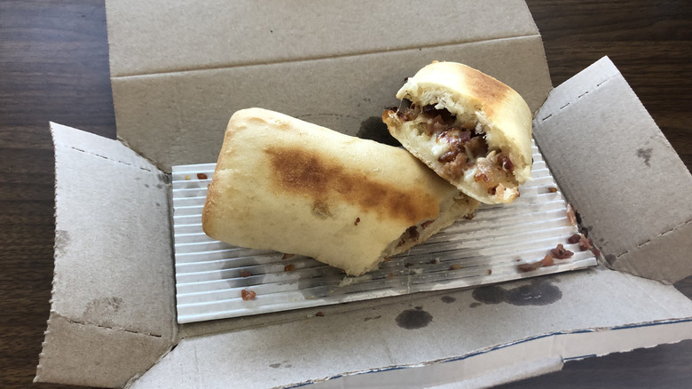Domino's chicken bacon ranch oven-baked sandwich.