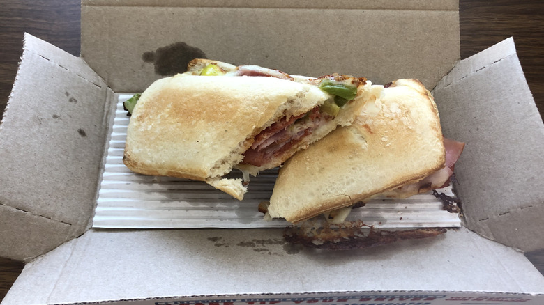 Domino's Italian oven-baked sandwich.