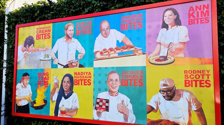 Poster of the chefs and their bites