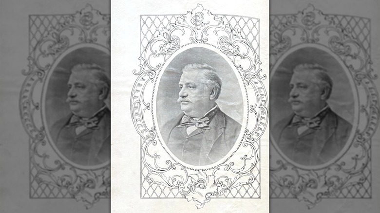 Portrait of Delmonico's chef Charles Ranhofer