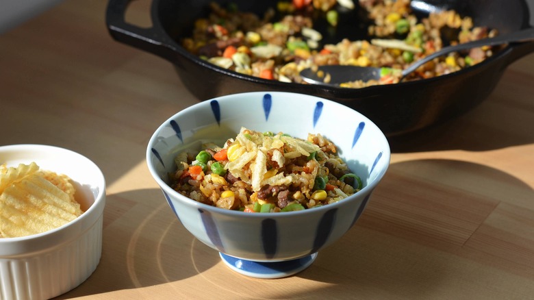 fried rice in bowl