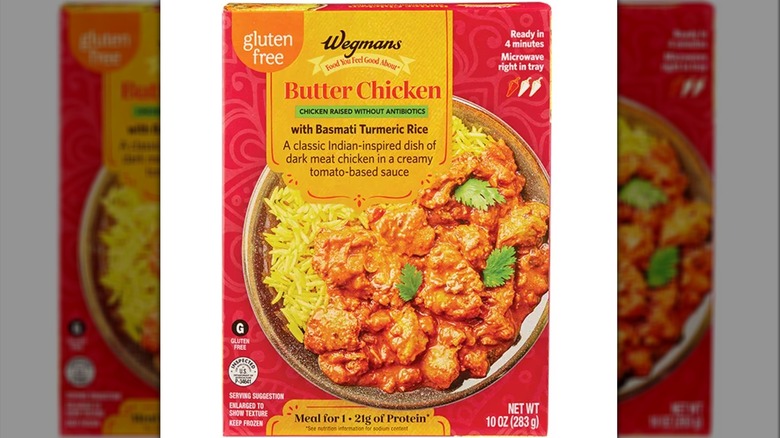 Box of Wegmans Butter Chicken with Basmati Turmeric Rice