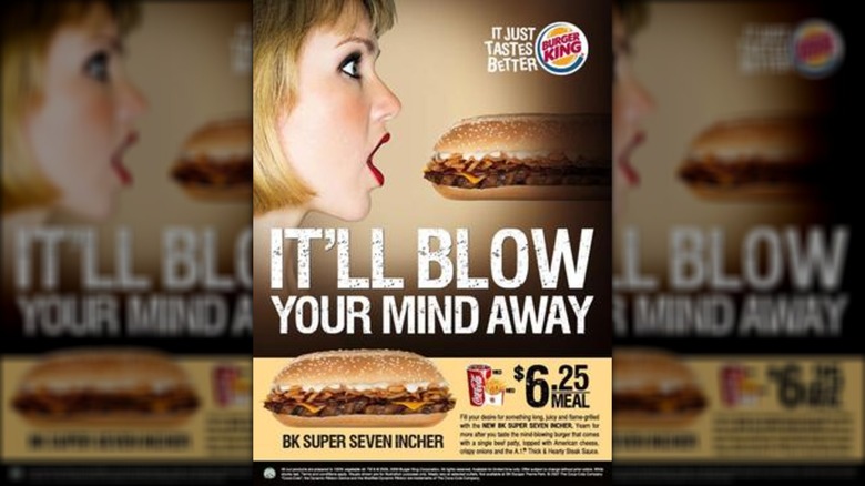 Advertisement for the BK Super Seven Incher