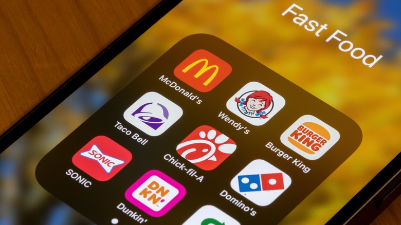 Wendy's McDonald's fast food apps