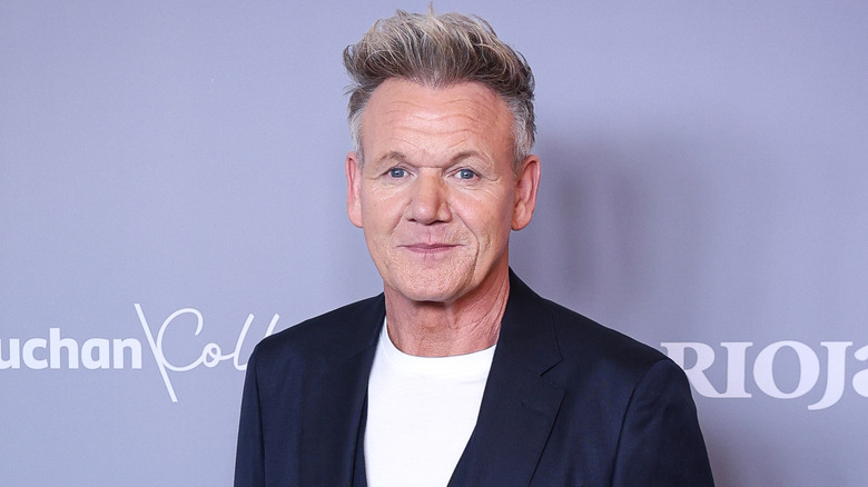 Gordon Ramsay posing for camera
